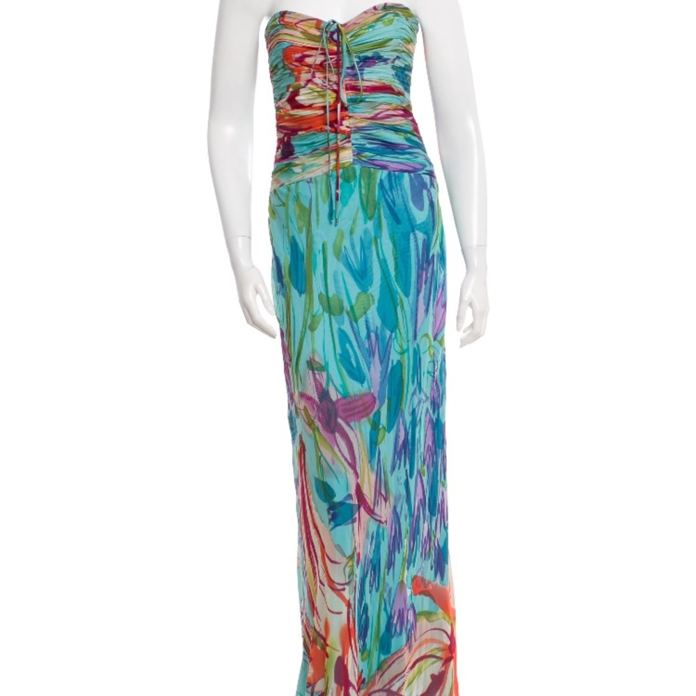 David Meister Silk Gown